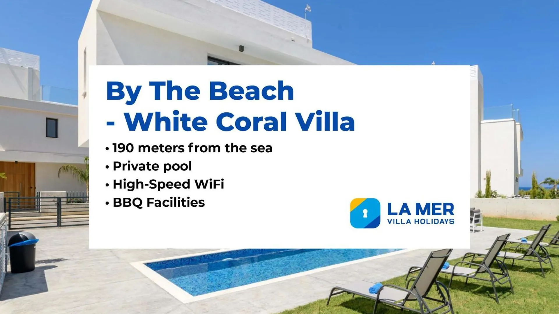 By The Beach - White Coral Villa Protaras